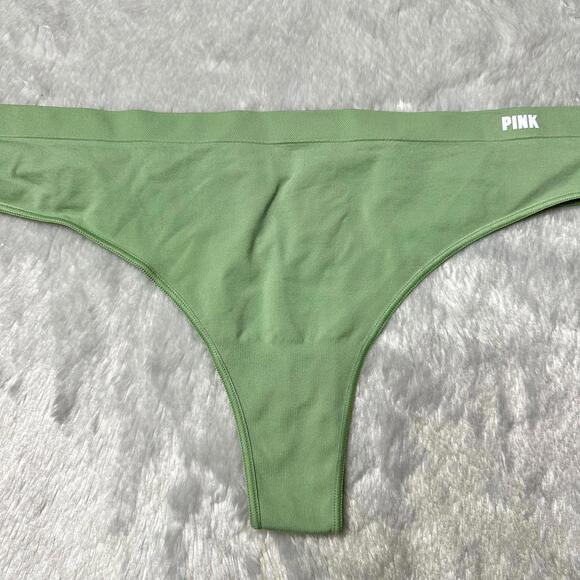 NWT VS PINK Floral Seamless Thong Set 2 Pack Women’s XXL - Picture 4 of 8